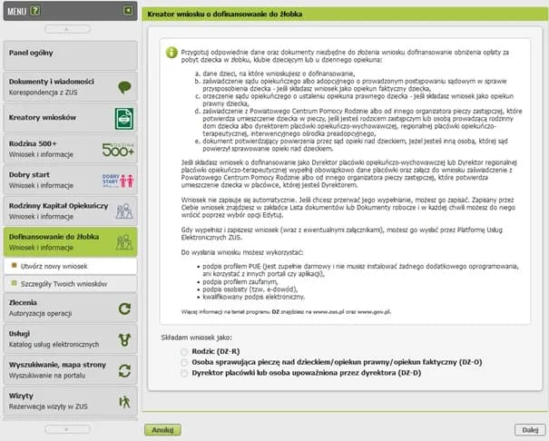 Czy wniosek o dofinansowanie do żłobka trzeba składać co miesiąc?